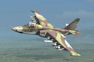 Штурмовик Су-25 Грач.